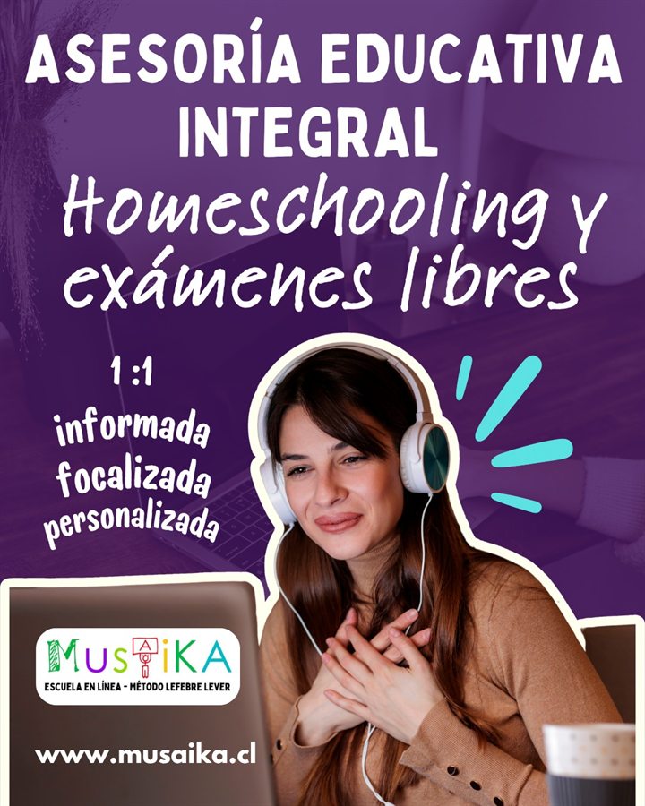 Asesoría educativa integral de Musaika para familias de homeschooling